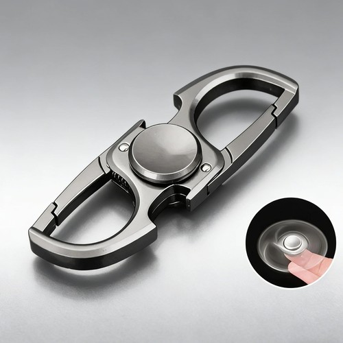 Metal fingertip spinner fidget - fingertip,